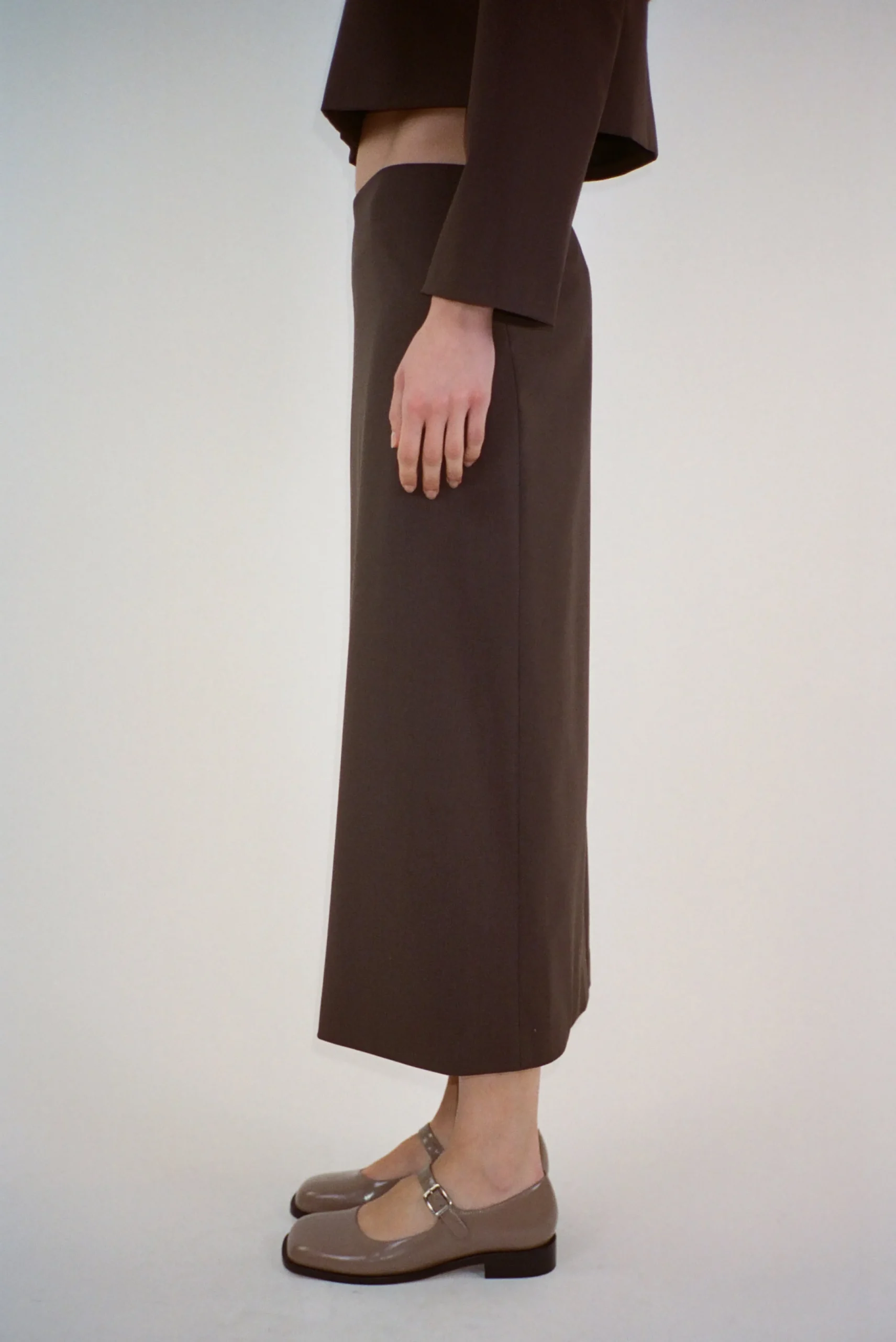 toes_skirt_in_brown_3.webp SANDY LIANG TOES SKIRT IN BROWN> Uniform | Skirts