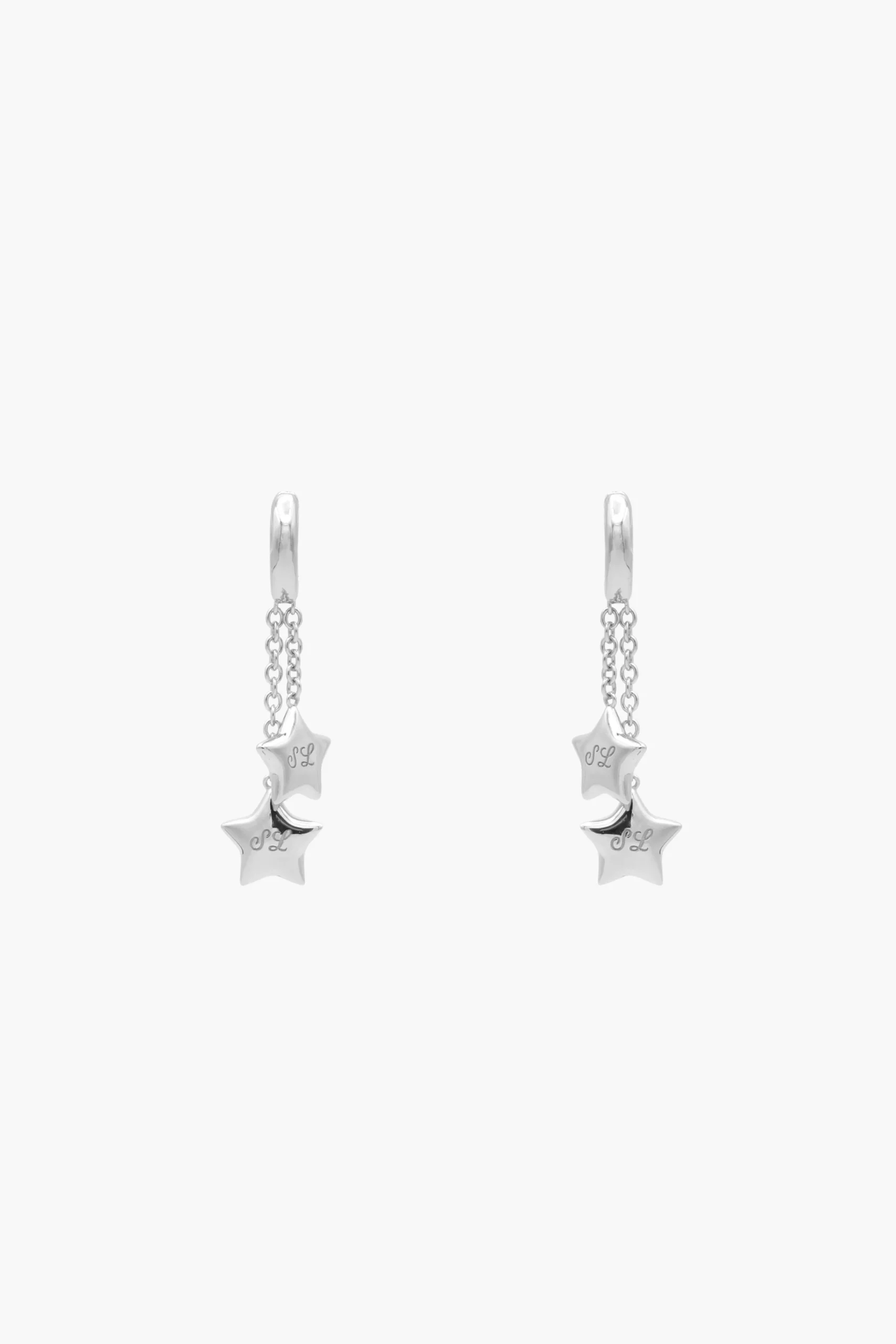 SANDY LIANG TWIN EARRINGS IN STERLING SILVER> Earrings