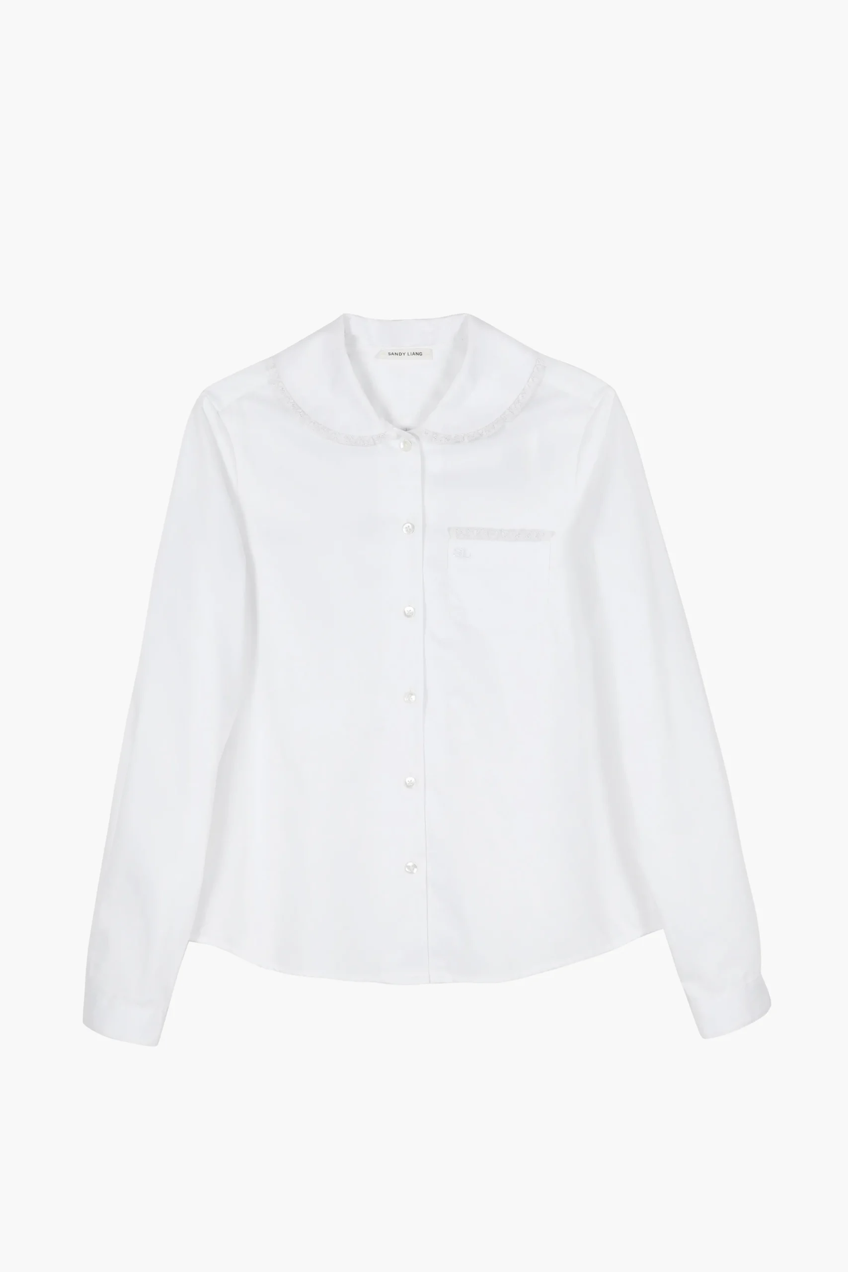 SANDY LIANG WILBUR TOP IN WHITE> Uniform | Tops